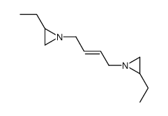 2-ethyl-1-[4-(2-ethylaziridin-1-yl)but-2-enyl]aziridine结构式