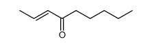 (E)-2-nonen-4-one结构式