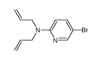 3-Bromo-6-diallylaminopyridine Structure