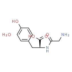 GLYCYL-L-TYROSINE HYDRATE structure