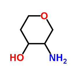 3-amino-tetrahydro-2H-pyran-4-ol Structure