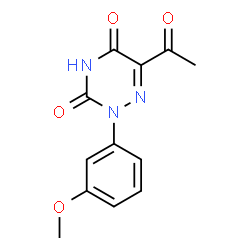 6-Acetyl-2-(3-methoxyphenyl)-1,2,4-triazine-3,5(2H,4H)-dione picture