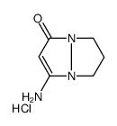 3-AMINO-6,7-DIHYDROPYRAZOLO[1,2-A]PYRAZOL-1(5H)-ONE HYDROCHLORIDE structure