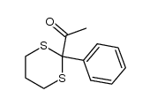 2-acetyl-2-phenyl-1,3-dithiane Structure