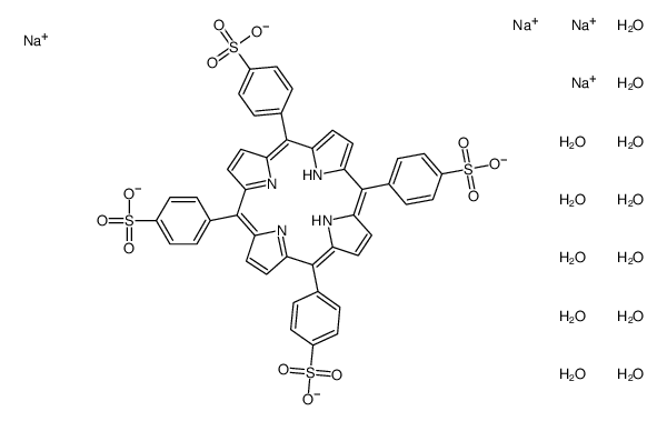 内消旋(4-磺酸苯基)卟吩四钠盐图片