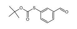 THIOCARBONIC ACID O-TERT-BUTYL ESTER S-(3-FORMYL-PHENYL) ESTER Structure