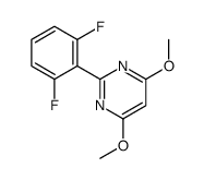 2-(2,6-difluorophenyl)-4,6-dimethoxypyrimidine结构式