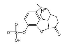 [(4S,4aR,7aR,12bS)-3-methyl-7-oxo-1,2,4,4a,5,6,7a,13-octahydro-4,12-methanobenzofuro[3,2-e]isoquinoline-9-yl] hydrogen sulfate Structure