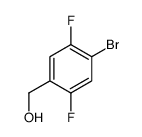 (4-bromo-2,5-difluorophenyl)methanol structure