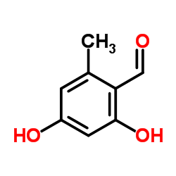 2,4-Dihydroxy-6-methylbenzaldehyde Structure