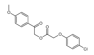 [2-(4-methoxyphenyl)-2-oxoethyl] 2-(4-chlorophenoxy)acetate Structure