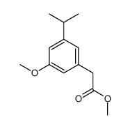 methyl 2-(3-methoxy-5-propan-2-ylphenyl)acetate Structure