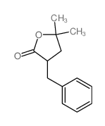 2(3H)-Furanone,dihydro-5,5-dimethyl-3-(phenylmethyl)- structure