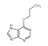 9H-Purine, 6-propoxy- structure