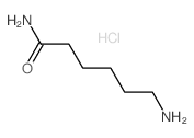 6-氨基己酰胺盐酸盐结构式