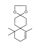 7,11,11-trimethylspiro[5.5]undec-7-en-3-one ethylene acetal Structure