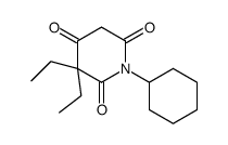 1-cyclohexyl-3,3-diethylpiperidine-2,4,6-trione结构式