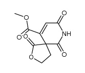 10-Methoxycarbonyl-1,6,8-trioxo-2-oxa-7-azaspiro[4,5]dec-9-en Structure