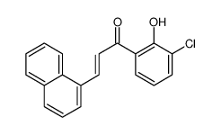 1-(3-chloro-2-hydroxyphenyl)-3-naphthalen-1-ylprop-2-en-1-one Structure