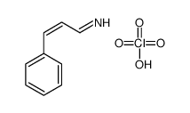 perchloric acid,3-phenylprop-2-en-1-imine Structure