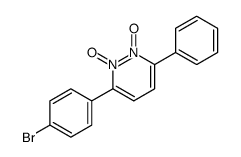 3-(4-bromophenyl)-2-oxido-6-phenylpyridazin-1-ium 1-oxide Structure