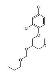 2,4-dichloro-1-[3-methoxy-2-(propoxymethoxy)propoxy]benzene Structure