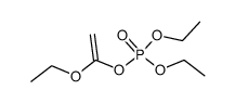 phosphoric acid 1-ethoxy-vinyl ester diethyl ester Structure