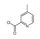 2-Pyridinecarbonyl chloride, 4-methyl- (9CI) structure