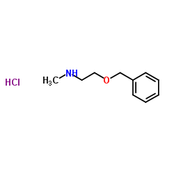 N-Methyl-2-(phenylmethoxy)-ethanamine HCl结构式