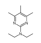 N,N-diethyl-4,5,6-trimethylpyrimidin-2-amine Structure