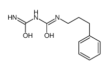 1-(3-Phenylpropyl)biuret结构式