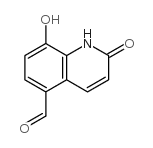 8-hydroxy-2-oxo-1H-quinoline-5-carbaldehyde结构式