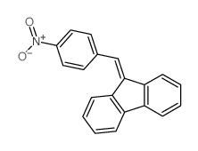 9H-Fluorene,9-[(4-nitrophenyl)methylene]-结构式