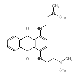 9,10-Anthracenedione,1,4-bis[[2-(dimethylamino)ethyl]amino]- structure