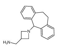 [1-[10,11-Dihydro-5H-dibenzo[a,d]cyclohepten-5-yl]-3-azetidinyl]methylamine Structure