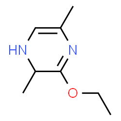 Pyrazine,3-ethoxy-1,2-dihydro-2,5-dimethyl-结构式