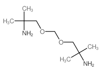 1-[(2-amino-2-methyl-propoxy)methoxy]-2-methyl-propan-2-amine结构式