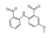 (4-methoxy-2-nitro-phenyl)-(2'-nitrophenyl)-amine Structure