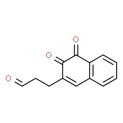 2-Naphthalenepropanal, 3,4-dihydro-3,4-dioxo- (9CI) Structure