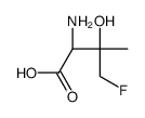 L-Valine, 4-fluoro-3-hydroxy-, (3S)- (9CI)结构式