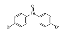 di[p-bromophenyl] telluroxide结构式