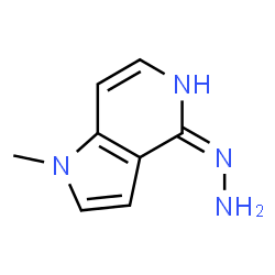 1H-Pyrrolo[3,2-c]pyridin-4(5H)-one,1-methyl-,hydrazone(9CI) picture