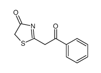 2-phenacyl-1,3-thiazol-4-one结构式