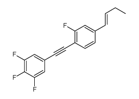 5-[2-(4-but-1-enyl-2-fluorophenyl)ethynyl]-1,2,3-trifluorobenzene结构式