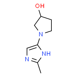 3-Pyrrolidinol,1-(2-methyl-1H-imidazol-4-yl)- (9CI) Structure