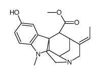 methyl (E)-3-ethylidene-9-hydroxy-12-methyl-1,3,4,6,7,12,12a,12b-octahydro-2H-2,7a-methanoindolo[2,3-a]quinolizine-13-carboxylate Structure