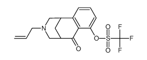 trifluoro-methanesulfonic acid 11-allyl-8-oxo-11-aza-tricyclo[7.3.1.02,7]trideca-2(7),3,5-trien-6-yl ester Structure