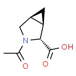 3-Azabicyclo[3.1.0]hexane-2-carboxylic acid, 3-acetyl-, (1alpha,2alpha,5alpha)- (9CI) Structure