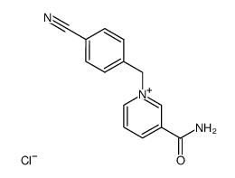 1-(4-Cyanobenzyl)-3-carbamoylpyridinium chloride Structure