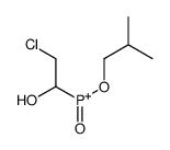 (2-chloro-1-hydroxyethyl)-(2-methylpropoxy)-oxophosphanium Structure